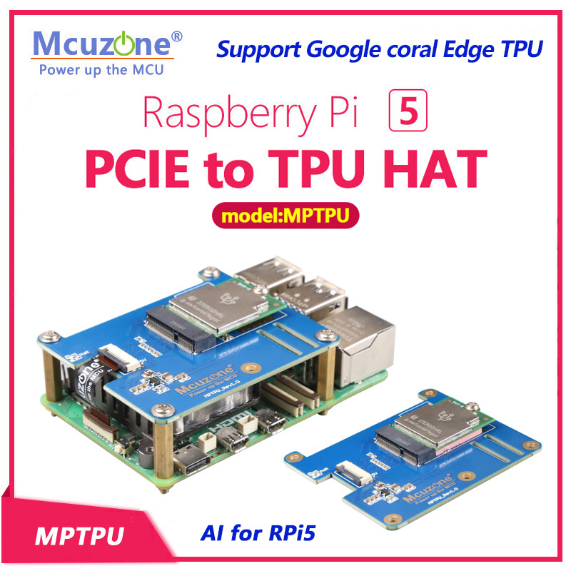 Raspberry Pi Keyboard - MPTPU ahududu Pi 5 PCIE TPU