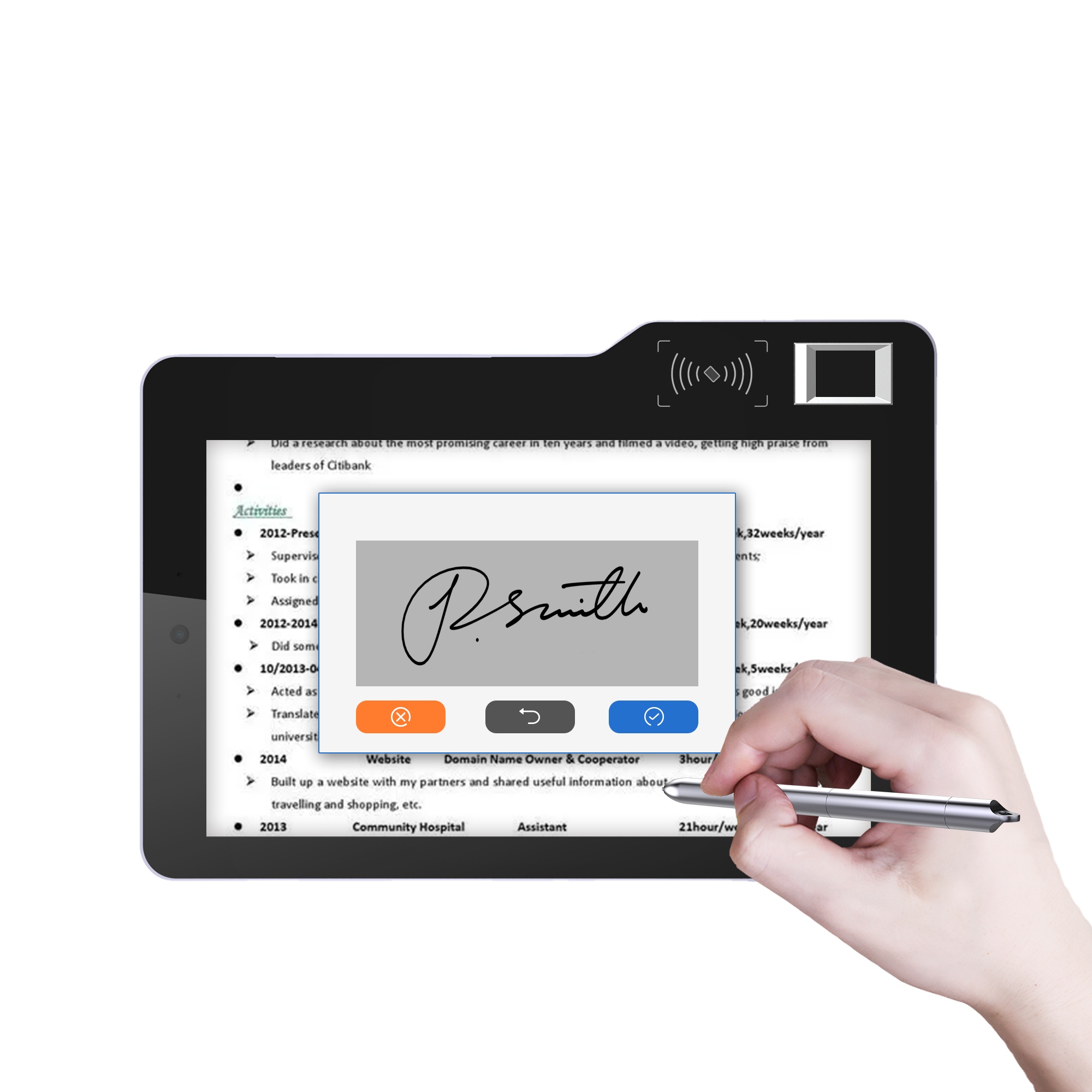 MT610 10.1 İnç Android Tablet, - Digital Signature Pad incelemesi ve fiyatı