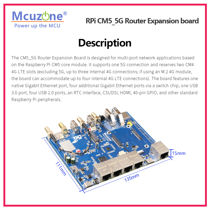 Raspberry Pi CM5_5G Yönlendiri - Raspberry Pi Keyboard incelemesi ve fiyatı