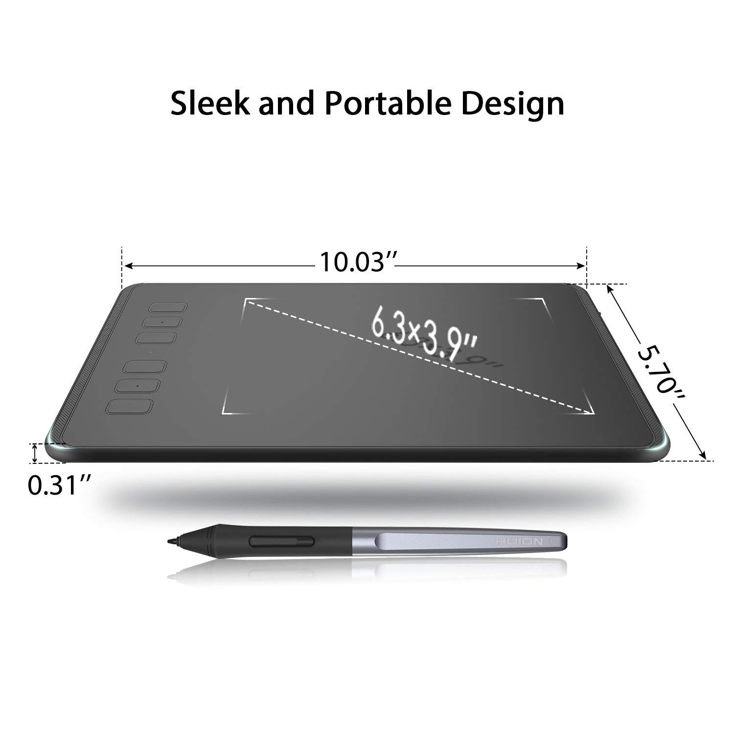 Sıcak 6 İnç H640P PC Dizüstü B - Drawing Pad Signature incelemesi ve fiyatı