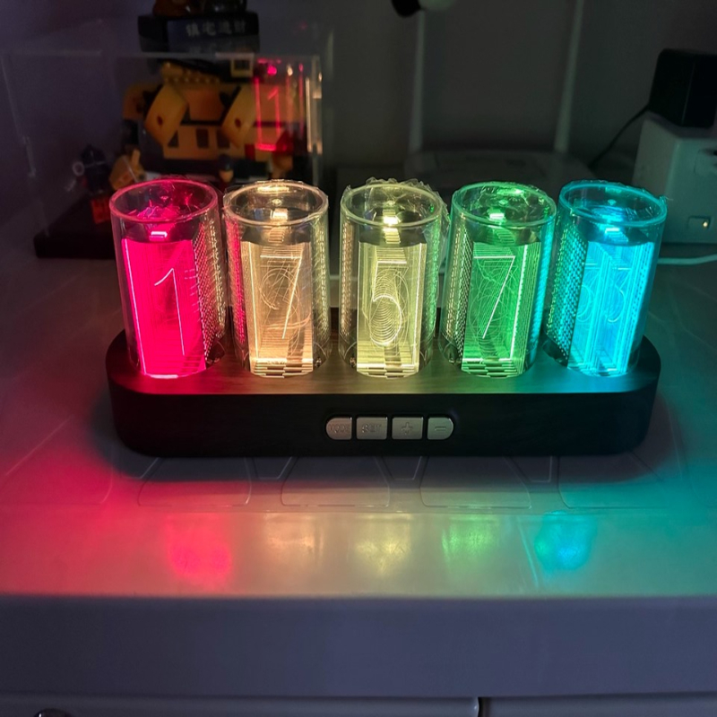 LED Nixie Tüp Saat RGB Oyun Bi - Tech Office Youtube incelemesi ve fiyatı