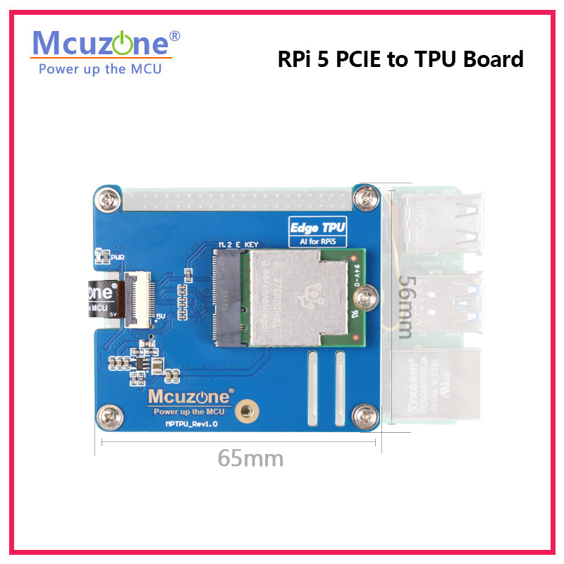 MPTPU ahududu Pi 5 PCIE TPU şa - Raspberry Pi Keyboard incelemesi ve fiyatı