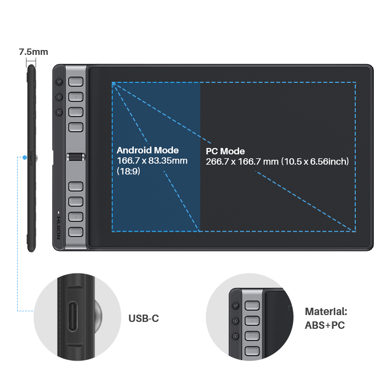 Çok Renkli Grafik Tabletler Hu - Drawing Pad Signature incelemesi ve fiyatı