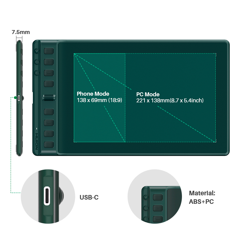 Çok Renkli Grafik Tabletler Hu - Drawing Pad Signature incelemesi ve fiyatı