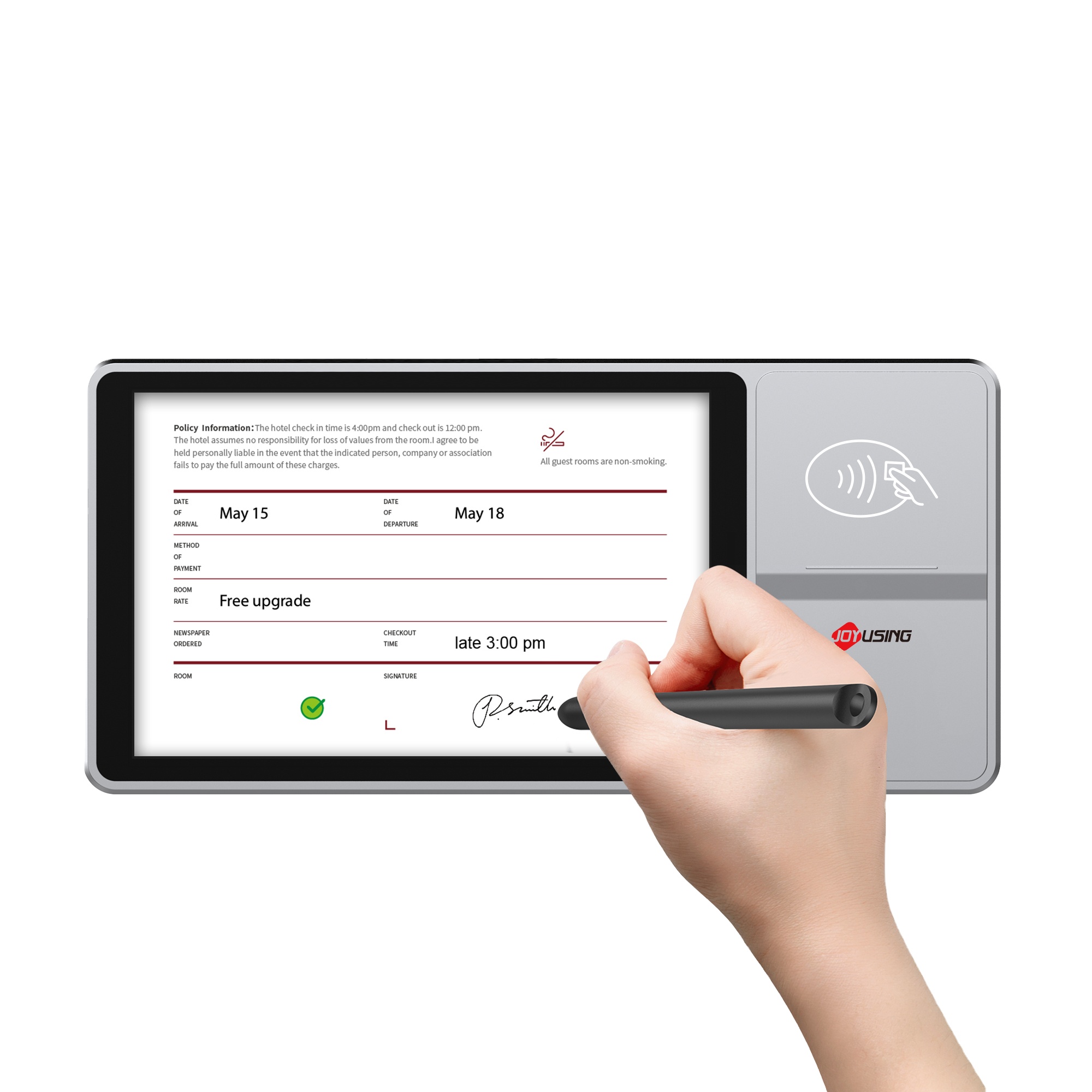 NFC Parmak İzi ve Kamera Belge - Digital Signature Pad incelemesi ve fiyatı