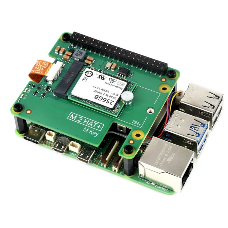 Güvenilir-Pcie - M.2 HAT+ Rasp - Raspberry Pi Keyboard incelemesi ve fiyatı
