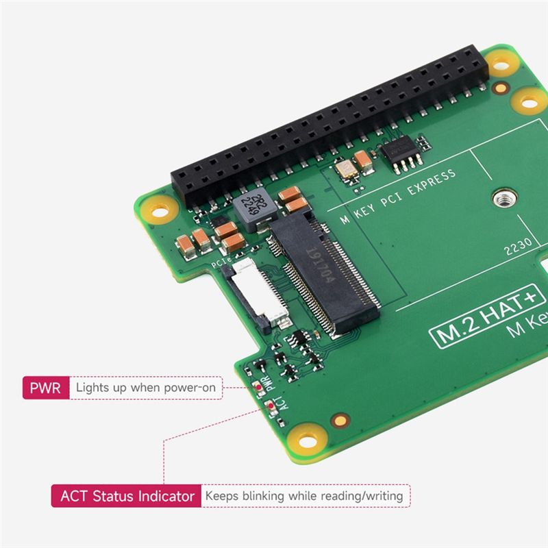 Güvenilir-Pcie - M.2 HAT+ Rasp - Raspberry Pi Keyboard incelemesi ve fiyatı